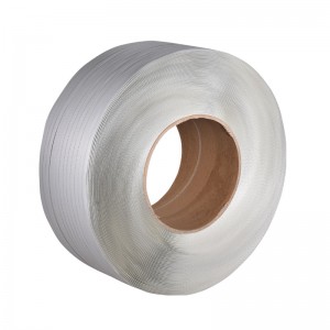 ΠΛΑΣΤΙΚΟ ΤΣΕΡΚΙ ΠΟΛΥΠΡΟΠΥΛΕΝΙΟΥ (ΡΡ) 12 mm x 0.6mm x  Φ210 -3000 ΜΕΤΡΑ ΛΕΥΚΟ - HIGH STRENTH