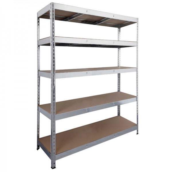 ΡΑΦΙΕΡΑ ΜΕΤΑΛΛΙΚΗ 100x50x200 ΓΑΛΒ. 300kg 5 ΡΑΦΙΑ MDF