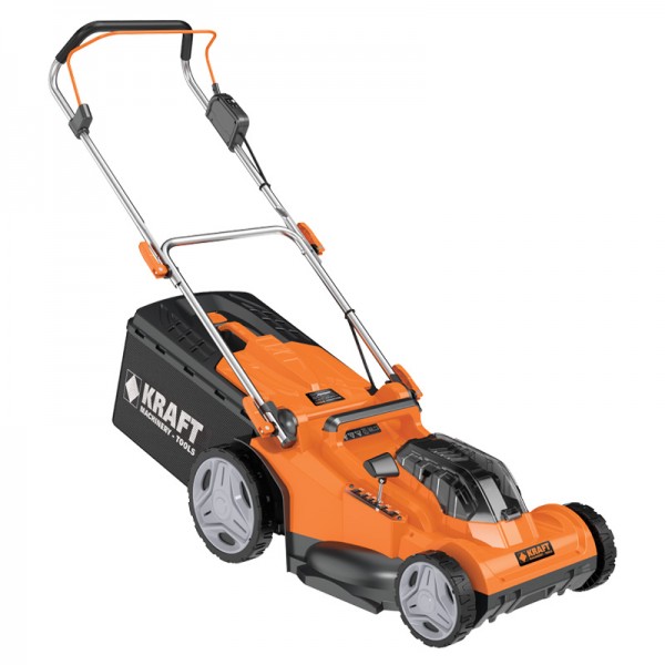 KRAFT: ΜΗΧΑΝΗ ΓΚΑΖΟΝ ΜΠΑΤΑΡΙΑΣ 40V 2x4Ah 430mm KRAFT: ΜΗΧΑΝΗ ΓΚΑΖΟΝ ΜΠΑΤΑΡΙΑΣ 40V 2x4Ah 430mm