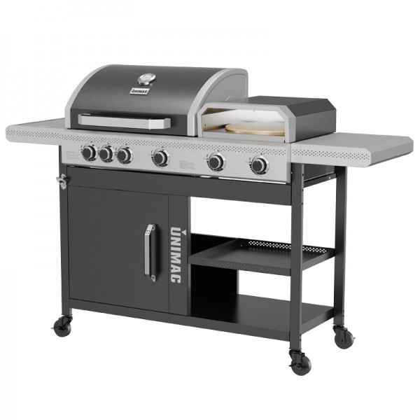 UNIMAC: ΨΗΣΤΑΡΙΑ ΥΓΡΑΕΡΙΟΥ 3 ΣΕ 1: BBQ+PIZZA OVEN+PLANCHA