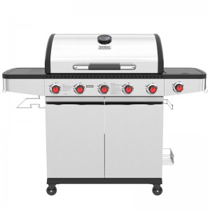 UNIMAC: ΨΗΣΤΑΡΙΑ ΥΓΡΑΕΡΙΟΥ INOX BBQ PREMIUM LINE - 5 ΕΣΤΙΕΣ ΚΑΙ 1 ΠΛΑΪΝΟ ΜΑΤΙ