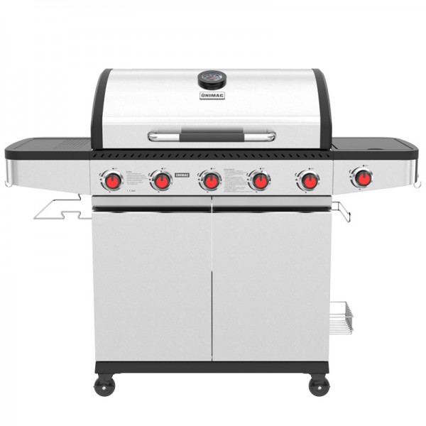 UNIMAC: ΨΗΣΤΑΡΙΑ ΥΓΡΑΕΡΙΟΥ INOX BBQ PREMIUM LINE - 5 ΕΣΤΙΕΣ ΚΑΙ 1 ΠΛΑΪΝΟ ΜΑΤΙ